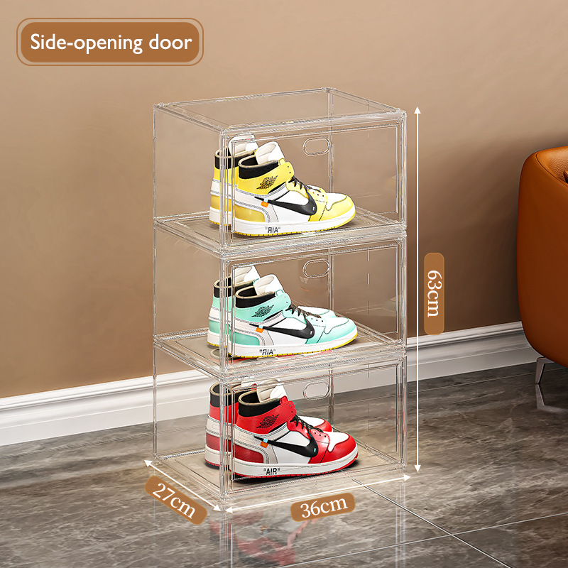 Porte à ouverture latérale en 3 parties