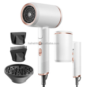 Sèche-cheveux professionnel électrique 2400W ionique pliable avec moteur DC et concentrateur de volume amélioré pour voiture, camping-car, hôtel, extérieur - Product Image 3