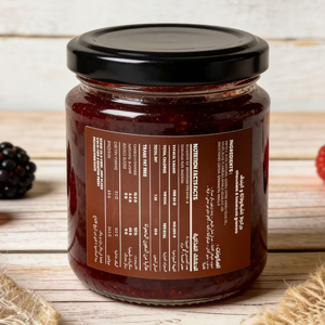 Waterproof Die Cut Food Label Custom Printed Nutrition Facts Sticker for <b>Chocolate</b> Jar Packaging with Logo - Product Image 3