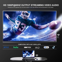 SYONG Portable 5G sans fil pour Kit d'extension HDMI 1080P pour émetteur et récepteur HDMI 196FT/60M Streaming vidéo et Audio