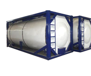 Conteneur ISO 20 pieds à prix d'usine pour stockage de solvant HCL, réservoir de liquide concentré acide - Product Image 1
