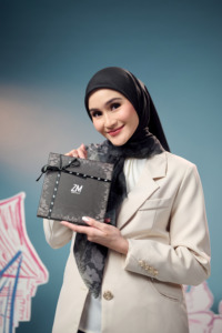 Premium Geometric Batak Gorga Carving Voal <b>Square</b> Hijab <b>Scarf</b> with Hard Box for Traditional Muslim Prayer - Product Image 5