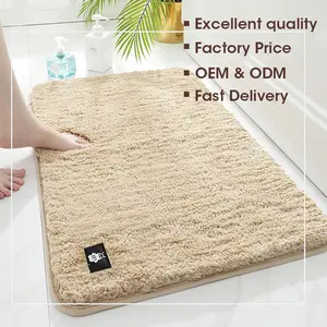 Trendy Wholesale microfiber bathing rugs for Decorating the Bathroom 
