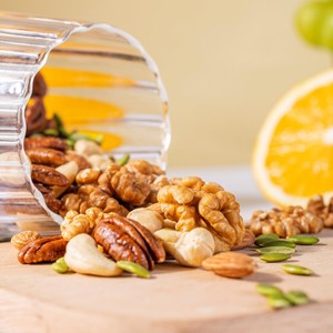 250g lành mạnh nướng hỗn hợp các loại hạt và trái cây sấy khô-Hương vị mặn <span class=keywords><strong>Snack</strong></span> với quả óc chó hạt bí ngô đậu phộng cho trẻ em & phụ nữ mang thai - Product Image 4