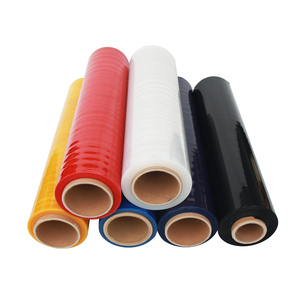 <span class=keywords><strong>Film</strong></span> <span class=keywords><strong>étirable</strong></span> noir de haute qualité 25cm <span class=keywords><strong>X</strong></span> 100m LLDPE PE matériel brillant Logo rouleau disponible <span class=keywords><strong>30cm</strong></span> 50cm pour tous les besoins d'emballage - Product Image 6