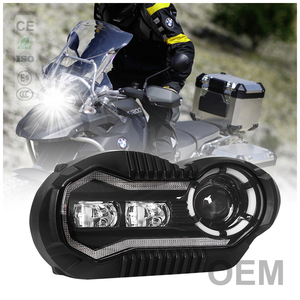 E24 E-Mark a mené le phare réglable de lumières de moto pour <span class=keywords><strong>Bmw</strong></span> 2004-2013 Lc R <span class=keywords><strong>1200Gs</strong></span> Adv <span class=keywords><strong>Adventure</strong></span> R1200 Gs. - Product Image 1