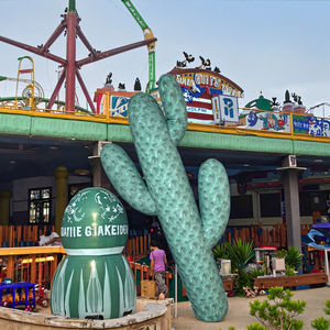 Decoraciones inflables estatua de cactus decoraciones de club nocturno vegetación de desierto <span class=keywords><strong>tropical</strong></span> inflable gigante - Product Image 1