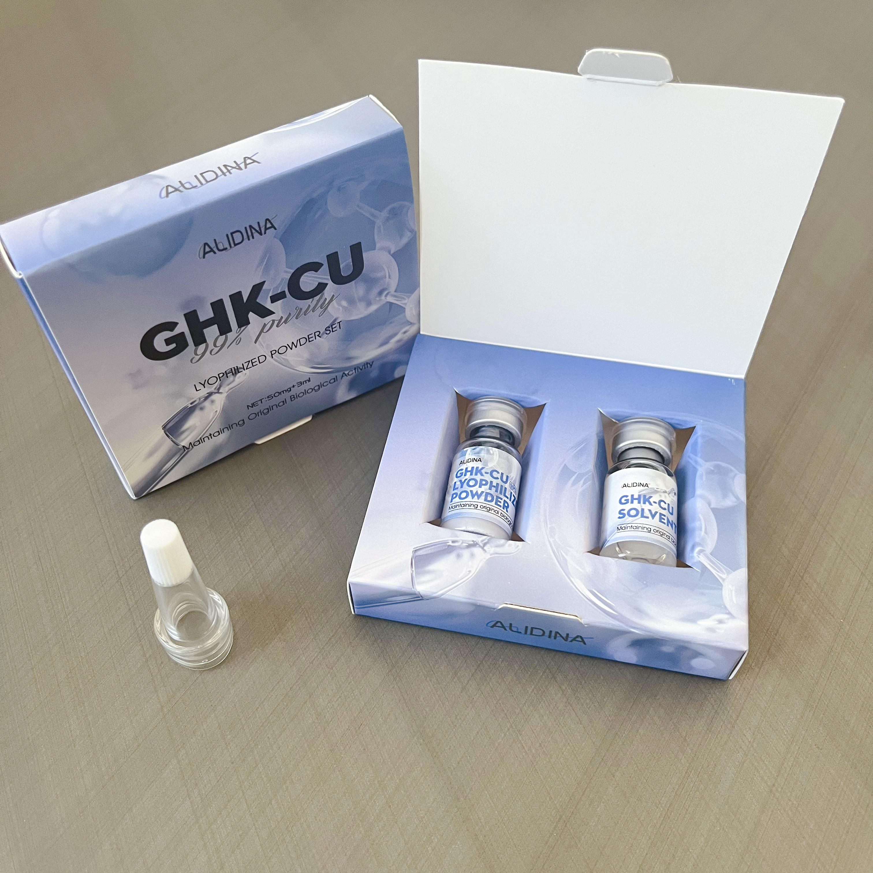 ghk-cu topical bio peptide face cream Wellness peptide craze: why people are injecting drugs 'not for human  consumption' main image 0
