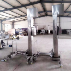 Elevador y Alimentador de Cubos de Carne de Acero Inoxidable, Elevador de Carga de Carne, Elevador de Cubos, Precio de Elevador Vertical con Accesorios - Product Image 2