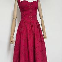 Robe longue à bretelles florale 3D de style élégant et haut de gamme, nouvelle collection été 2025 pour femme