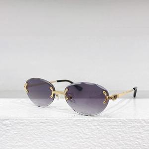 Gafas de Sol Fashiony2k Sin Montura, Poligonales, Metálicas de Alta Gama, Degradado Retro Circular, Color Degradado, Gafas de Sol de Lujo para Mujer y Hombre - Product Image 3