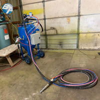 Machine de sablage au sable BOERAI BA-DB500, capacité du réservoir 140L, buse en carbure de bore, sablage haute pression 50-150 PSI