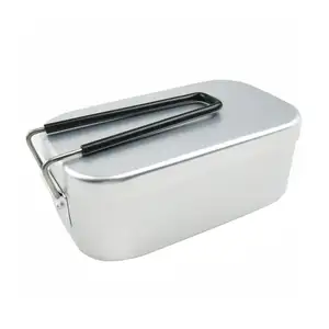 Bestseller Draagbare Opvouwbare Aluminium Camping Lunchbox