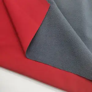 Sản phẩm mới 3 lớp 4 cách căng không thấm nước cực Fleece Polyester Spandex TPU su gecirmez softshell KUMAS cho áo khoác ngoài trời