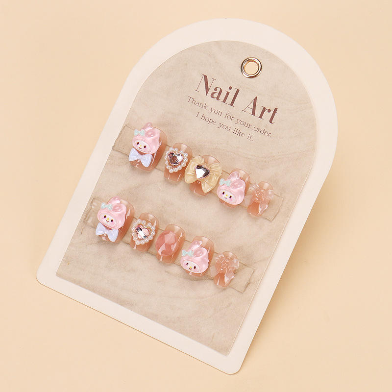 เล็บทำมือ1735กล่องขนาด10ชิ้น