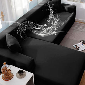 Fundas de Sofá en Forma de L de Terciopelo <span class=keywords><strong>para</strong></span> Oficina, Elásticas, Modernas, Transpirables, Cómodas, Lavables a Máquina, <span class=keywords><strong>para</strong></span> <span class=keywords><strong>Chaise</strong></span> <span class=keywords><strong>Longue</strong></span> - Product Image 2