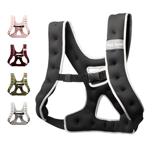 Gilet lesté unisexe en néoprène respirant et réfléchissant, réglable pour adultes - Course en plein air, gym, fitness, entraînement de force, exercice - Product Image 1