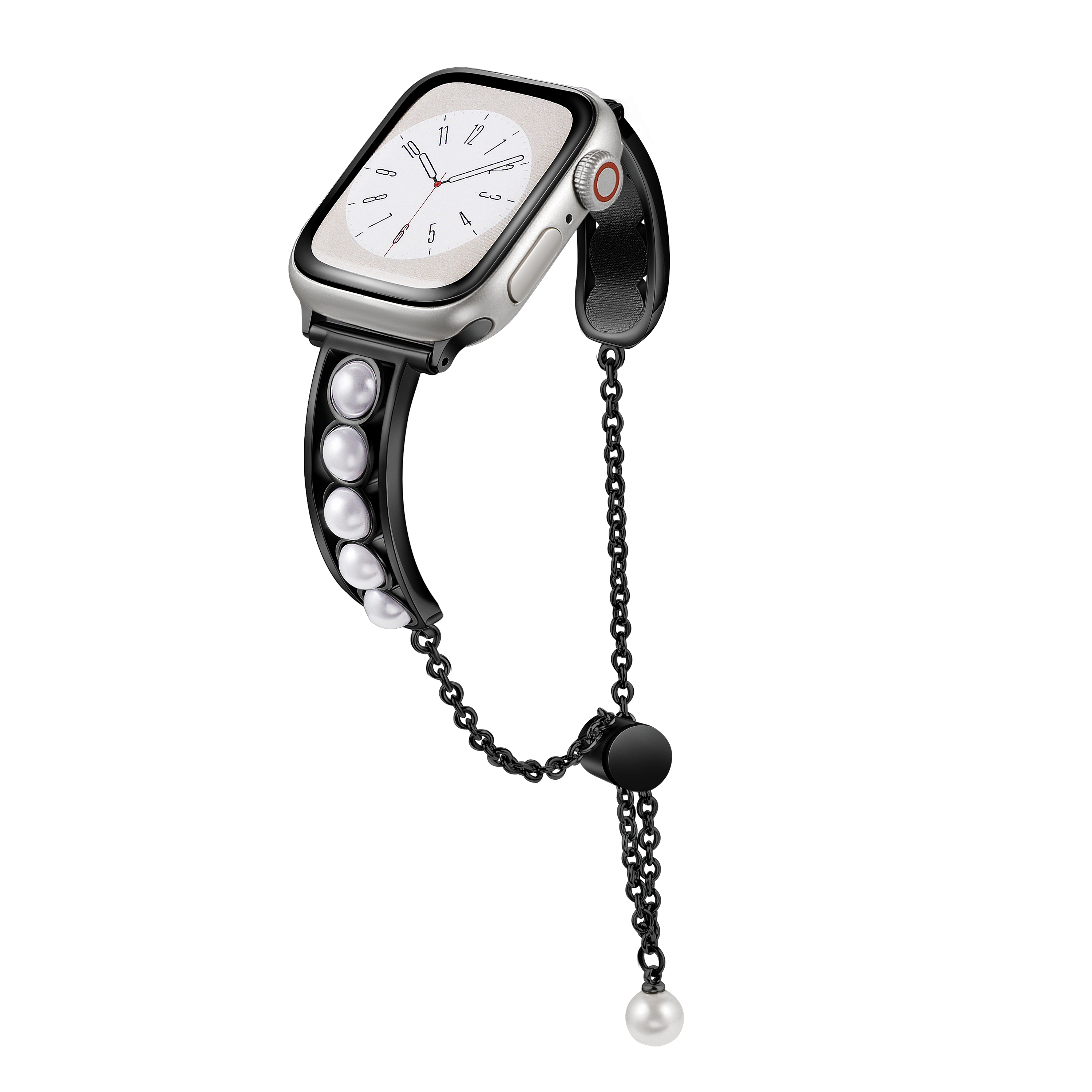 Fashionable Women Strap for IWatch Series 7 Luxury Stainless Steel Metal Bracelet Strap for Apple Watch Bands