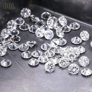 Meleeダイヤモンド校正サイズ0.1ct 0.2ct合成ダイヤモンドラウンドシェイプDEF <span class=keywords><strong>VVS</strong></span> VSラボ成長ダイヤモンド - Product Image 1