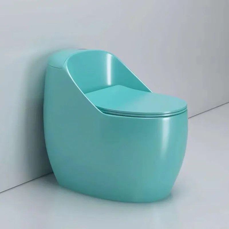 MUSK Sanitary New design Anti splash color toilets bathroom toilet bowl