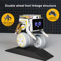 Kit électronique de voiture robotique Rider-Pi AI avec écran IPS, module Raspberry Pi CM4 intégré, IMU intégré, prend en charge l'interaction vocale ChatGPT