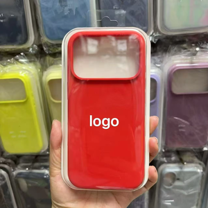 Custodia per iPhone 17 Pro Max 16 15 14 13 12 11 X XR in silicone liquido, all'ingrosso dalla fabbrica NINGJI, prezzi bassi, nuova custodia per cellulare - Product Image 1