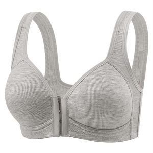 Reggiseno contenitivo taglie forti M-6XL con chiusura frontale, reggiseno minimizzatore senza ferretto in cotone a copertura totale per donne formose - Product Image 5