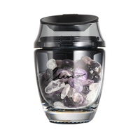 Diffuseur de parfum pour voiture Carmate en verre 8ml, huile essentielle naturelle multicolore, amour, chance, paix, parfum longue durée