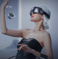 Meilleur masseur oculaire intelligent 3D vibrant avec massage des points d'acupuncture, fonction chauffante et musicale, Repor RP-I50, USB Type-C, batterie 500 mAh