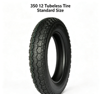 Pneus moto tout-terrain tubeless 350-12 à profil profond – Neufs pour remplacement/réparation, usage hors route – Chine Hubei