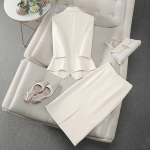 2025 New <span class=keywords><strong>Summer</strong></span> Damen Dreiviertel-Ärmel anzug mit Goddess Fan Frock Rock und Workplace <span class=keywords><strong>Coat</strong></span> Overalls Old-Style <span class=keywords><strong>Blazer</strong></span> - Product Image 4