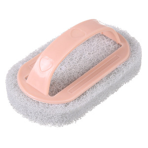 Brosse de nettoyage avec manche pour salle de bain, cuisine, baignoire, évier, éponge magique, écologique, résistante à l'eau - Product Image 5