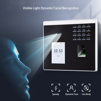 Écran de 2.8 pouces USB reconnaissance faciale empreinte digitale biométrique avec enregistreur de scanner et horloge xface100