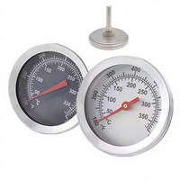 Termometer BBQ Tipe Oven Belakang dengan Layar Digital, Kustomisasi Penuh SS 304 0-300C