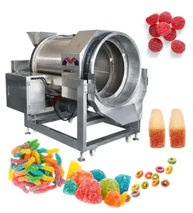 2023 Hot Selling Factory Price Automatische Gummibärchen Schleifen Zucker Candy Streu sel Polier maschine von LOM