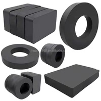 Aimants permanents en ferrite céramique industrielle Y30BH Y30, aimants personnalisés pour haut-parleurs, traitement de flexion, aimants toroïdaux en ferrite ronds