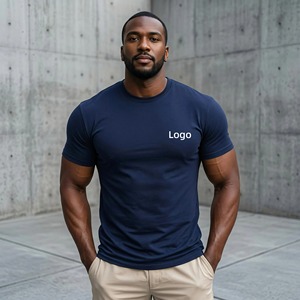 Clothing Factory Low MOQ High Quality Quick Dry Custom Stretchy Sublimation Printing Workout Fitness Anti-Shrink <b>Tshirt</b> - Product Image 1