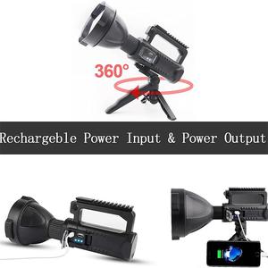 ไฟฉาย LED แบบชาร์จ USB สว่างพิเศษ พร้อมขายึด ไฟฉายพกพาพลังงานสูงสำหรับตกปลา W5120 ไฟทำงานแบบ USB ขายส่ง - Product Image 4