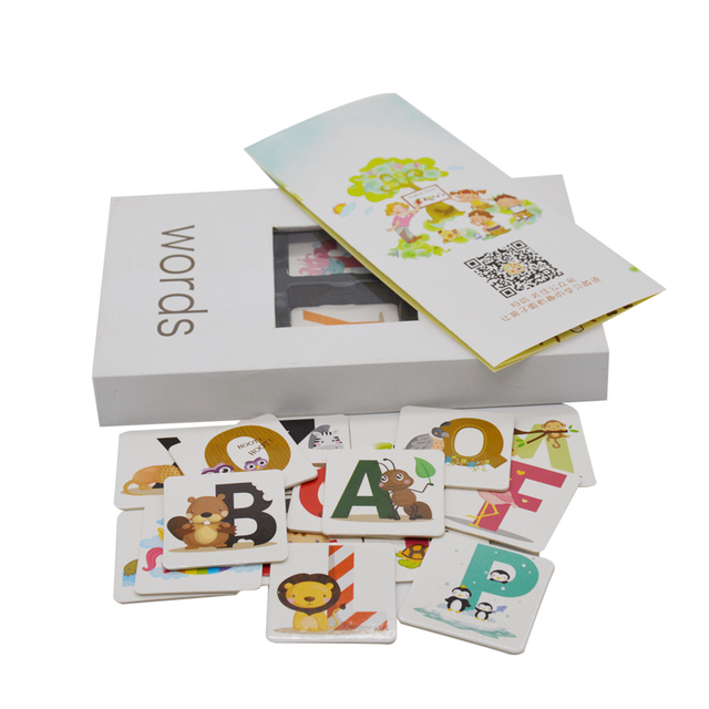 High Quality Customized 3D 4D AR Learning Cards Laminated Baby Flash Cards Education for Kids CPSIA Certified CE Certified