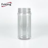 Bouteille à épices en plastique PET en gros, pot à épices en plastique de 8 oz avec ouverture double/simple