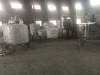 Cuve de mélange mobile Huashang à double enveloppe en acier inoxydable, avec agitation magnétique, fonction de chauffage et de refroidissement