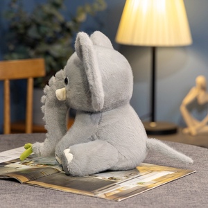 Venta al por mayor de fábrica, superventas, elefante grande, juguete de peluche, conchas de piel de felpa de algodón, felpa de elefante inspirada en <span class=keywords><strong>la</strong></span> jungla - Product Image 5