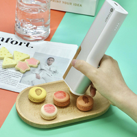 Imprimante à jet d'encre alimentaire EVEBOT PrintPen mise à niveau 2025, imprimante portable, imprimante à main, café, mousse, yaourt, bière, pain, biscuits, gâteaux