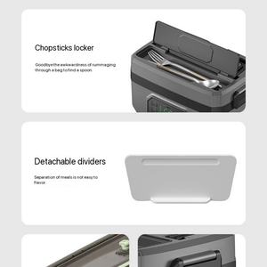 Modern Design 1.2L Portable Cordless <b>Insulated</b> <b>Lunch</b> <b>Box</b> Travel USB-powered Self Heating Food Container - Product Image 6