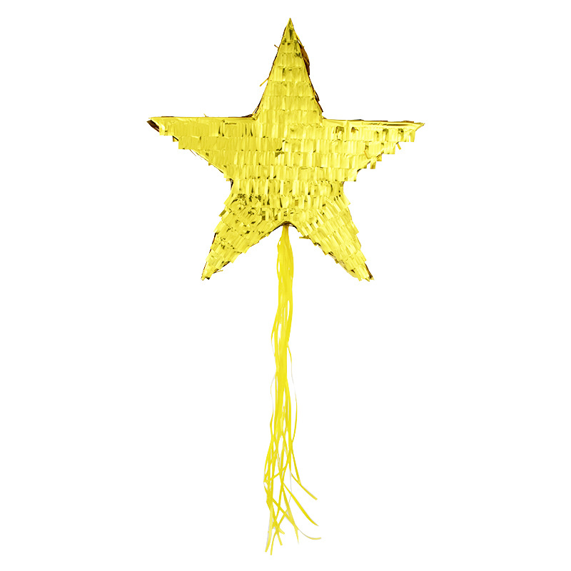 Étoile d'or avec pompon