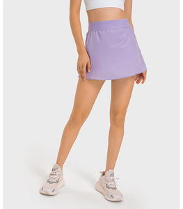 Vente en gros de jupes de tennis et de yoga taille haute athlétiques pour femmes - Product Image 3