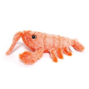 <b>Cats</b> USB Rechargeable Electronic Moving Shrimp & <b>Plush</b> Lobster Pet Chew Toy Funny - Product Image 2