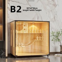 Maison pour chat en tissu, grande cage spacieuse, niche d'intérieur, meuble-lit pour chat, modèle H8