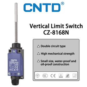 Cntd CZ-8168N du lịch chuyển đổi IP65 dọc giới hạn chuyển đổi linh hoạt cuộn dây mùa xuân đòn bẩy Top pit tông thanh nhựa không thấm nước chuyển đổi - Product Image 2