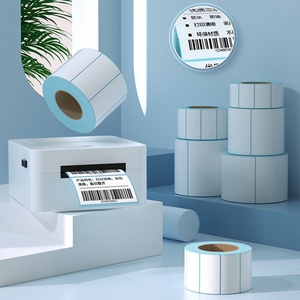 Etiquetas Térmicas OEM al por Mayor, 58*30mm, Etiquetas Térmicas Azules para Códigos de Barras, Logística, Envío, Oficina, Alimentos - Product Image 4